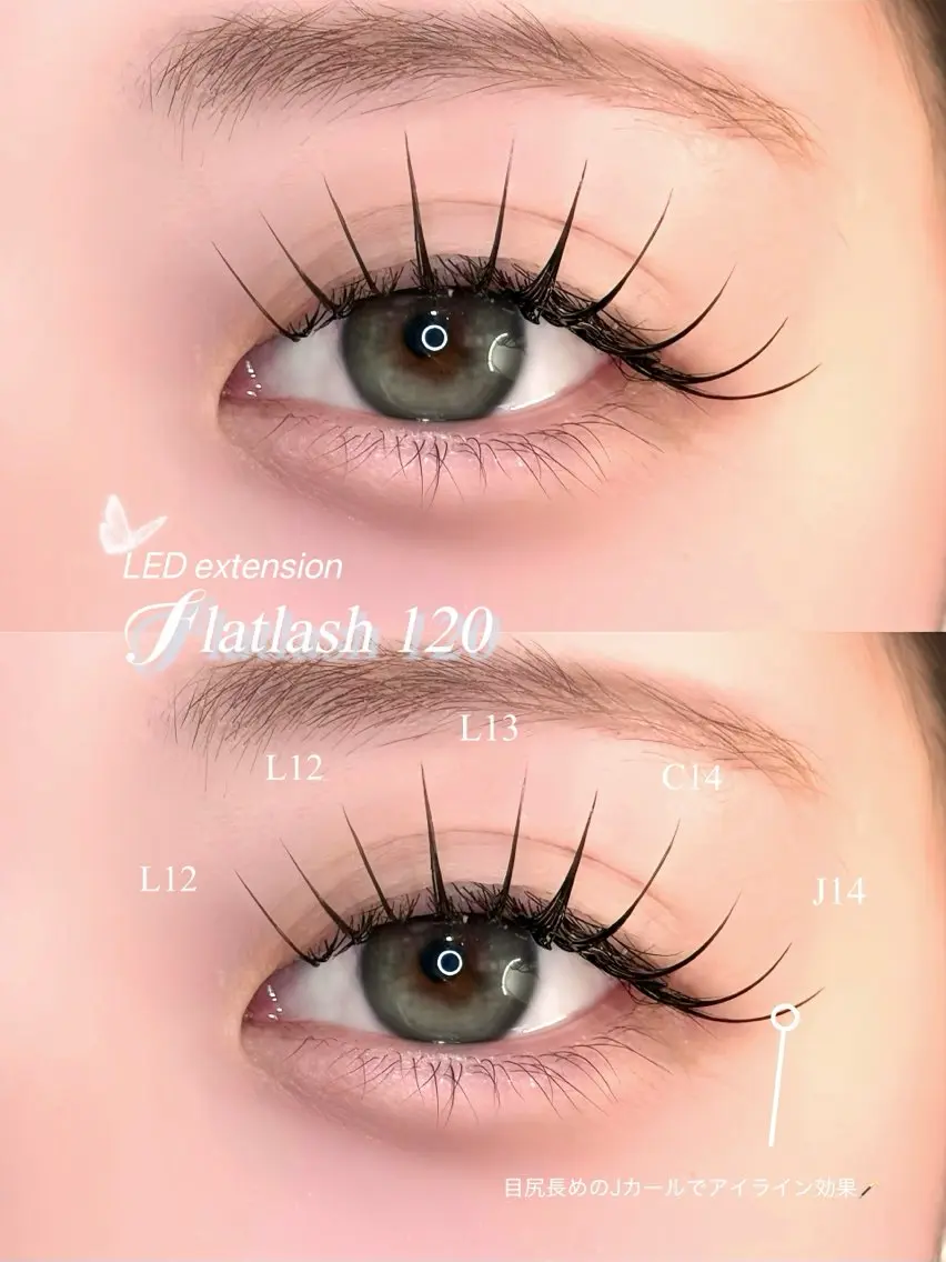 🎀ミニモ学割🎀LED束感マツエク120本💡コーティングお仕上げ付き🪄の写真