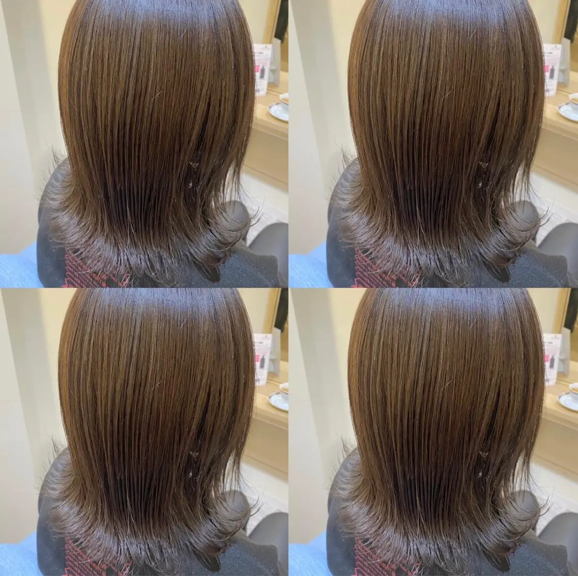 ミディアム カラー ハイライトカラー ハイライト 金島 青のヘアスタイル