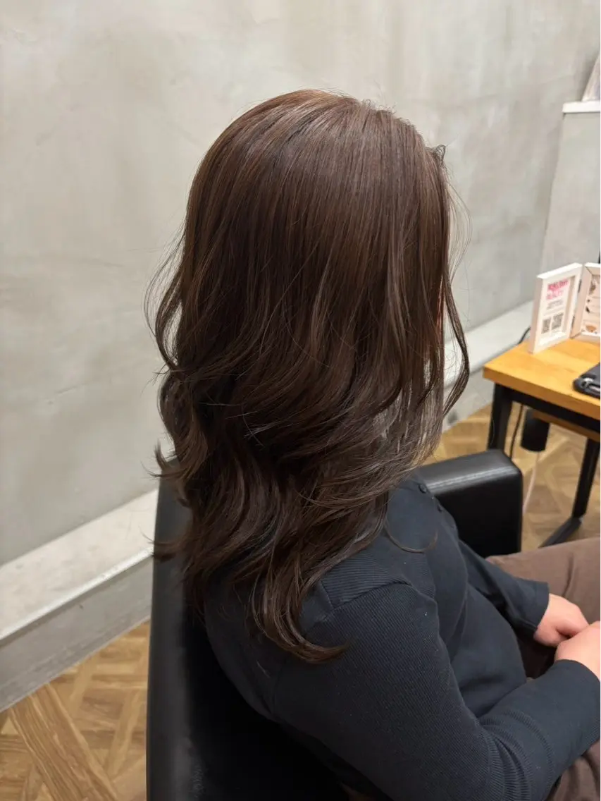 カラー ブラウンカラー 透明感カラー イルミナカラー 山田 晴琉のヘアスタイル