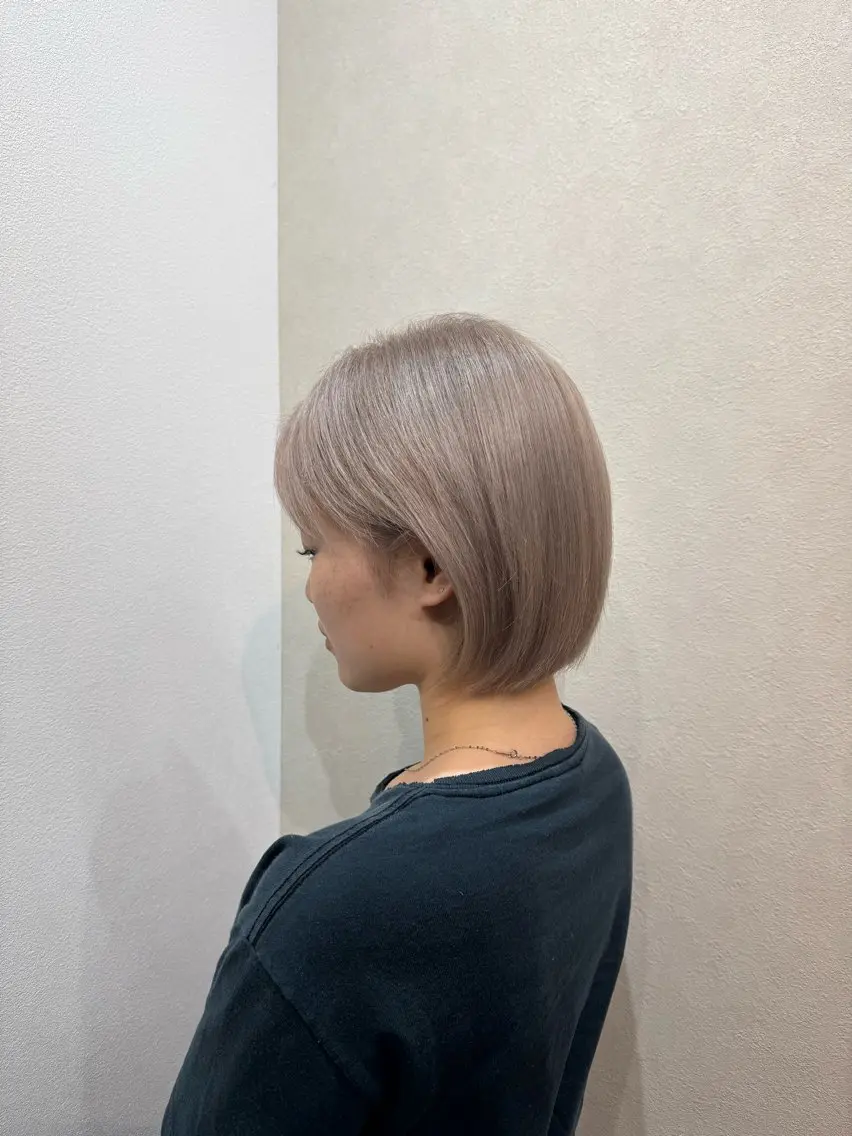 ショート ヘアカラー 永野 いずみのヘアスタイル