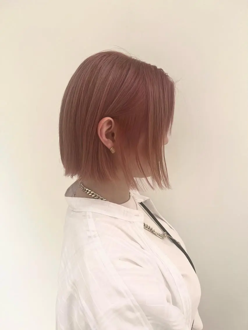 🌈ブリーチオンカラー+集中補修トリートメント🌈ケアブリーチ使用🌈前処理付き🙆♀️の写真