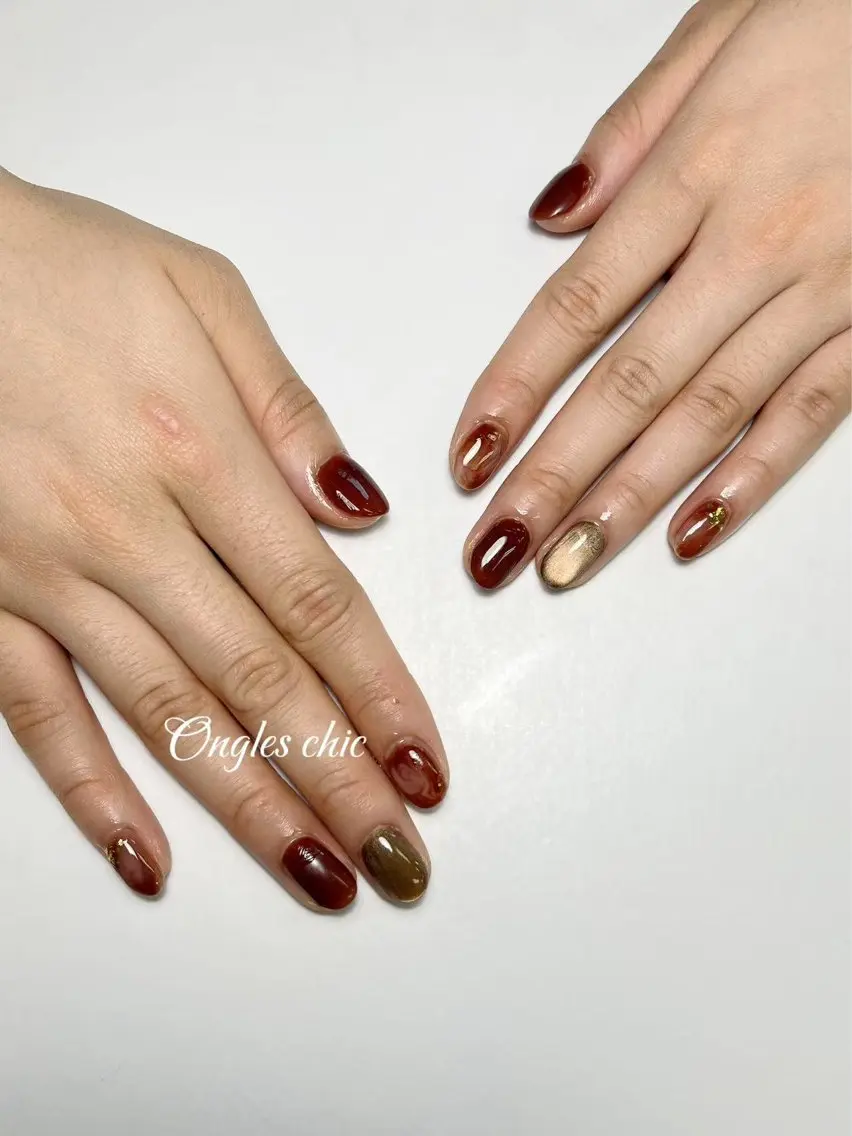 ネイル ハンドネイル ongles chicのネイルデザイン