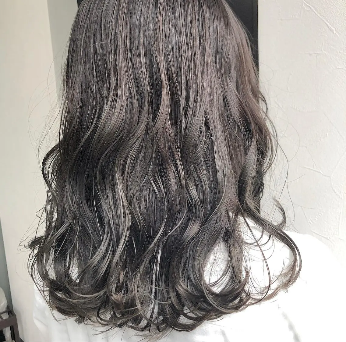 セミロング カラー レイヤーカット⭐︎ 韓国ヘア⭐︎YUKAのヘアスタイル