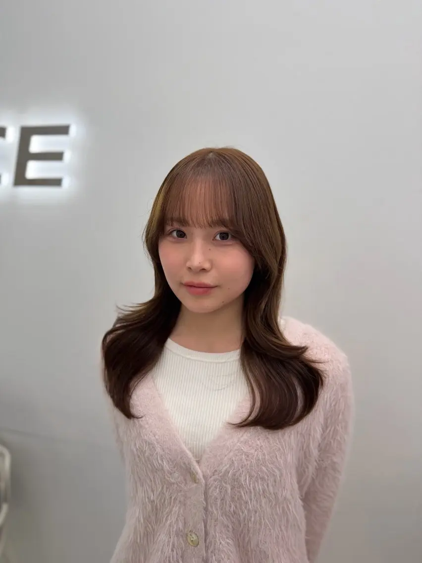 カラー 透明感カラー🎀艶髪 Anju/渋谷🎀のヘアスタイル