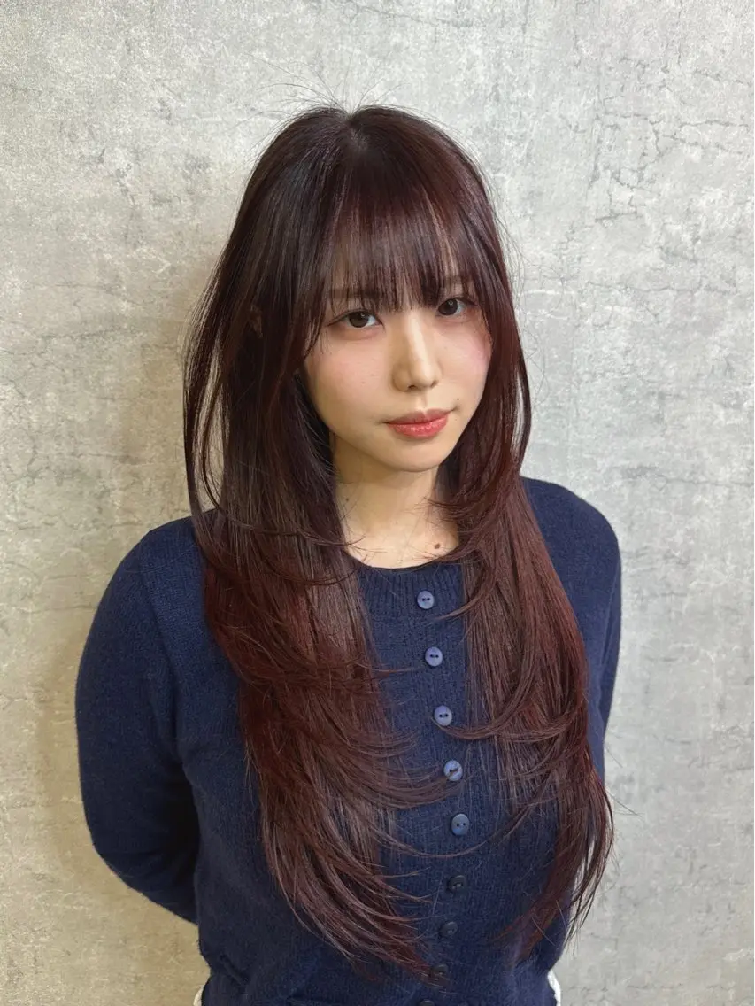 ロング トレンド韓国レイヤー 🇰🇷のんのヘアスタイル