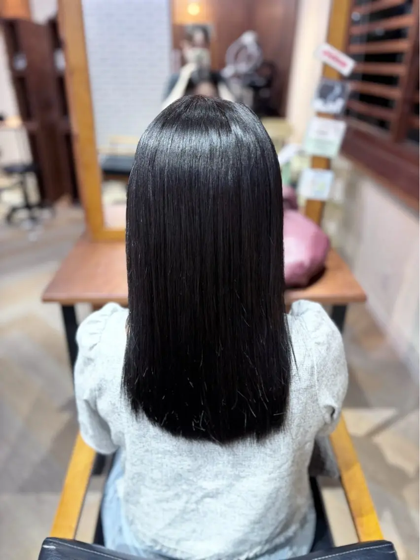 カラー 透明感カラー ラベンダーカラー まどか /ワンカラー🌿‬のヘアスタイル