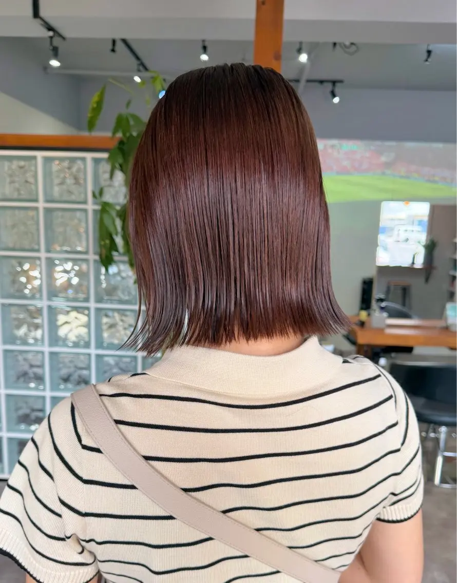 ミディアム ヘアカラー IWT KEIZOのヘアスタイル