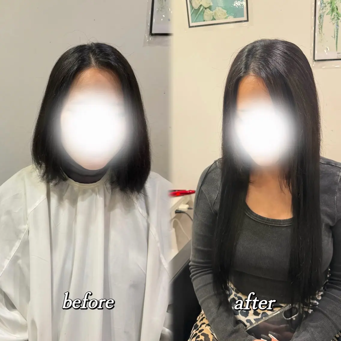 ロング カラー エクステ 🦋REISA🦋 エクステ×ハイトーンのヘアスタイル