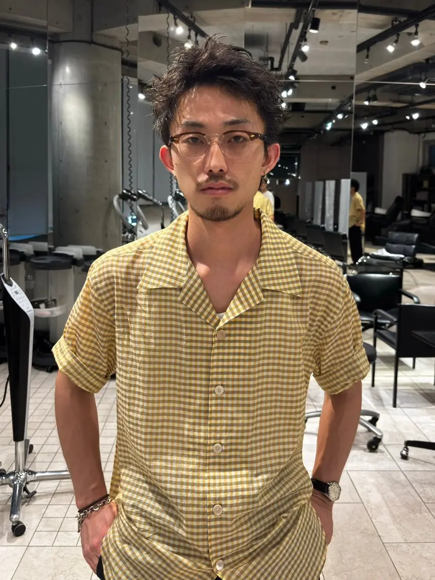 ショート メンズ カット 原田 唯吹のヘアスタイル