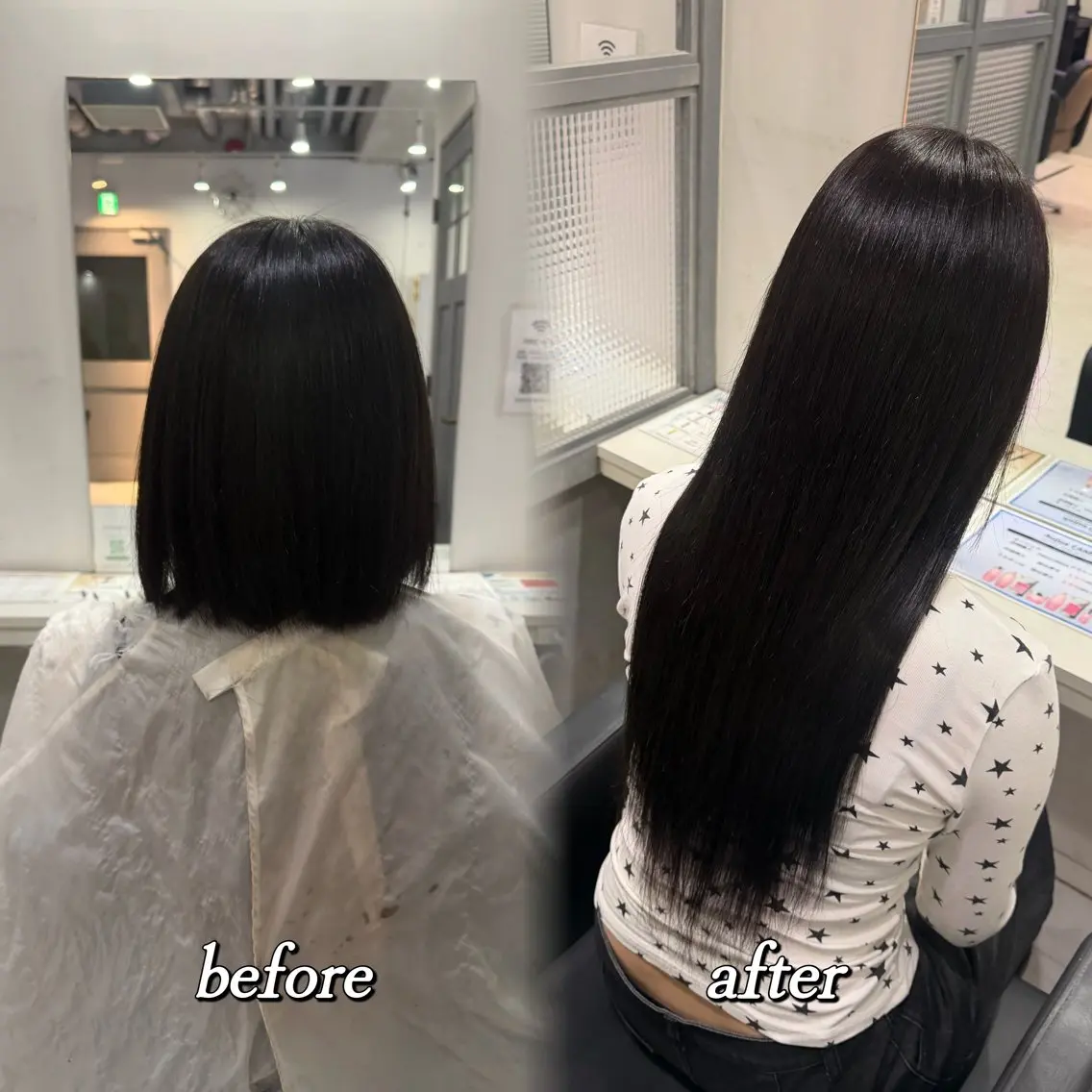 ロング カラー ヘアカラー エクステ 🦋REISA🦋 エクステ×ハイトーンのヘアスタイル