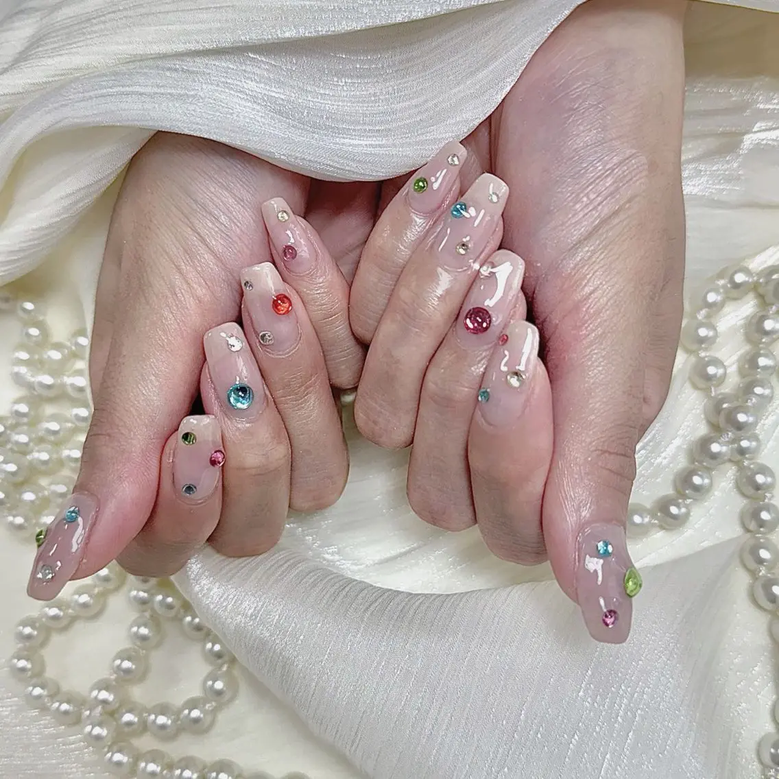 ネイル ハンドネイル ハンドケア 🍑 momo_nailのネイルデザイン