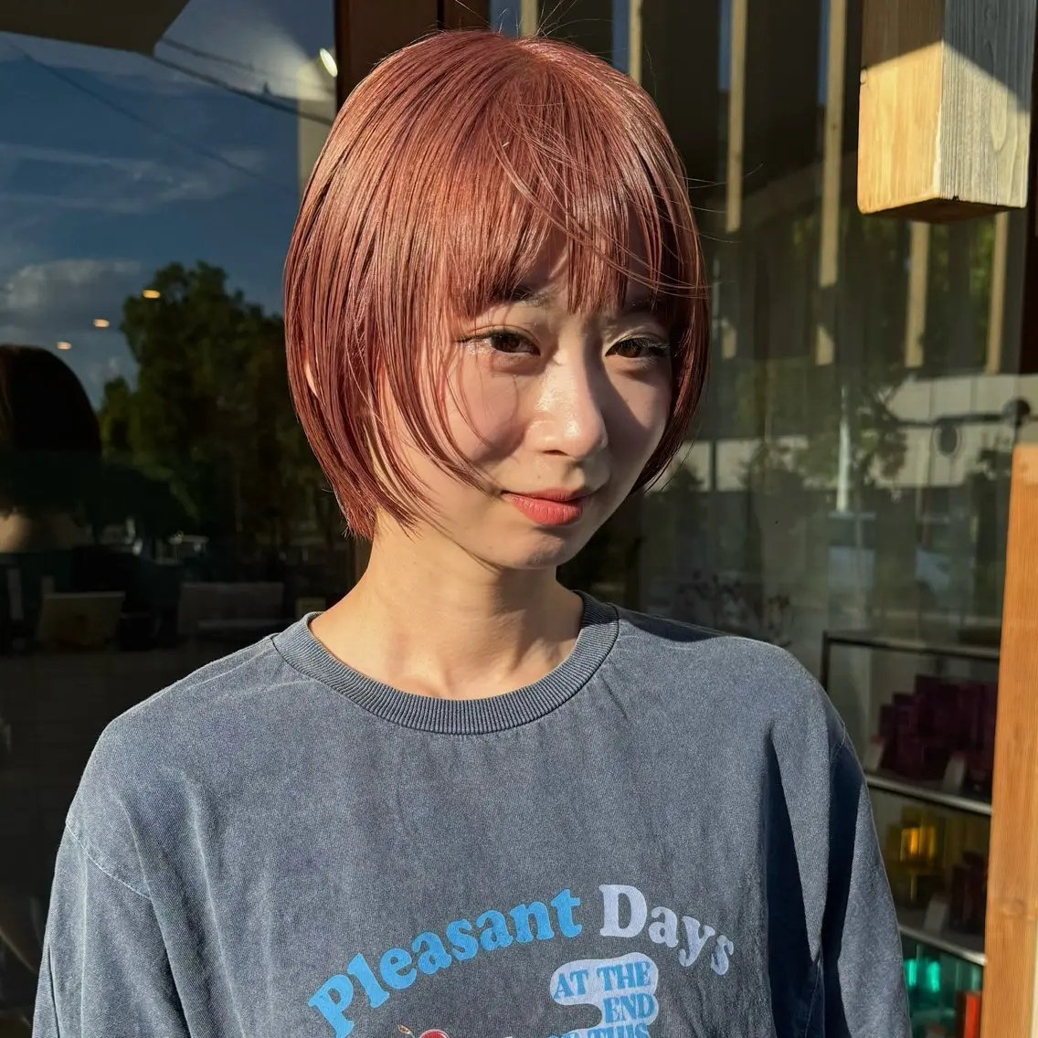 カラー cipre もものヘアスタイル
