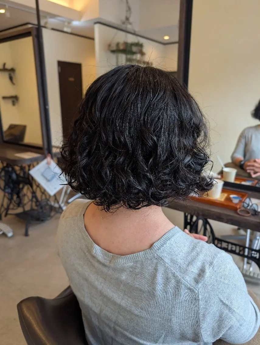 パーマ カット パーマ 吉田 彩/大人 艶髪 /ヘッドスパのヘアスタイル