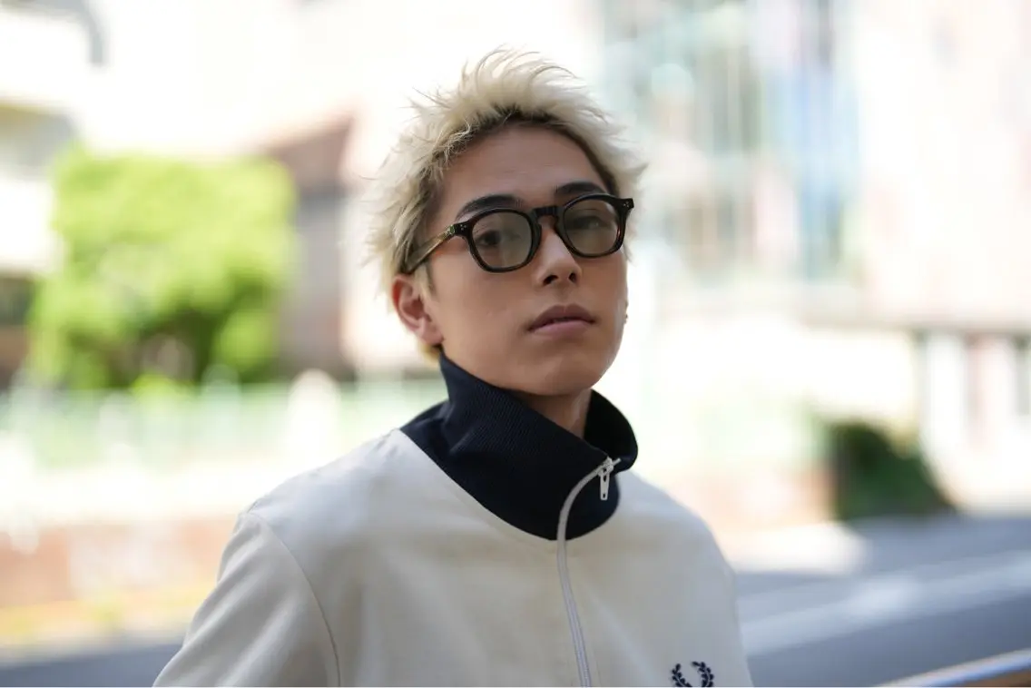 カラー メンズ メンズブリーチ ブリーチ 神戸美容室 マオのヘアスタイル