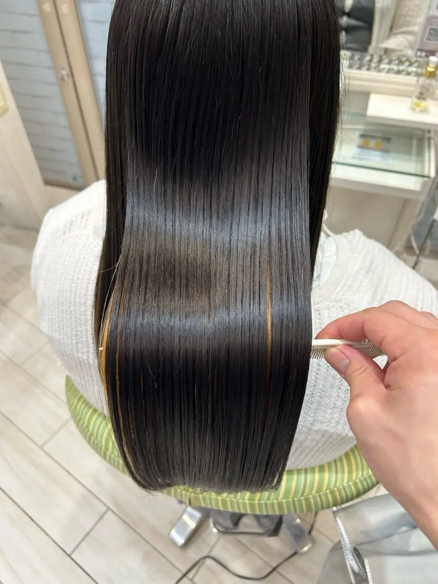 ロング カット トリートメント 中川 拓弥のヘアスタイル