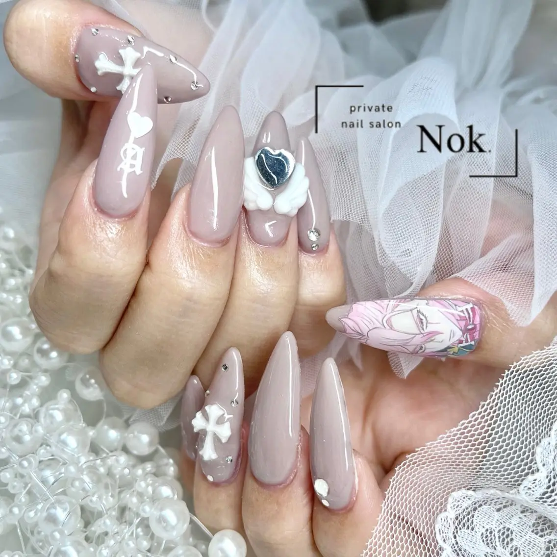 ネイル ワンカラーネイル ハンドネイル 池袋痛ネイル Nok. 渡辺のネイルデザイン