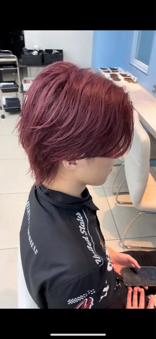 メンズカット＋ダブルカラー🔥【 #メンズカラー #ダブルカラー #ブリーチ男子 #透明感カラー】の写真