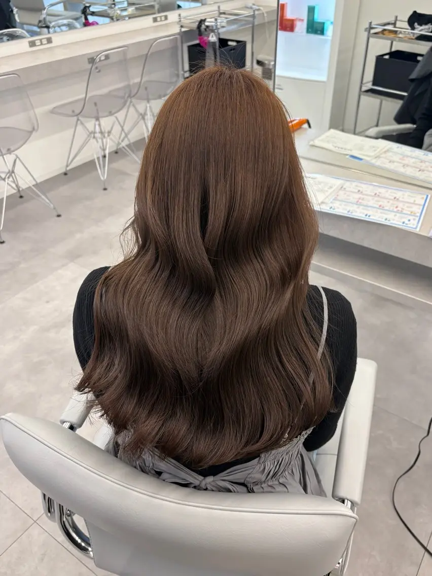 ロング カラー 🖤韓国風カラー🩷 /ツヤ髪✨️はるかのヘアスタイル