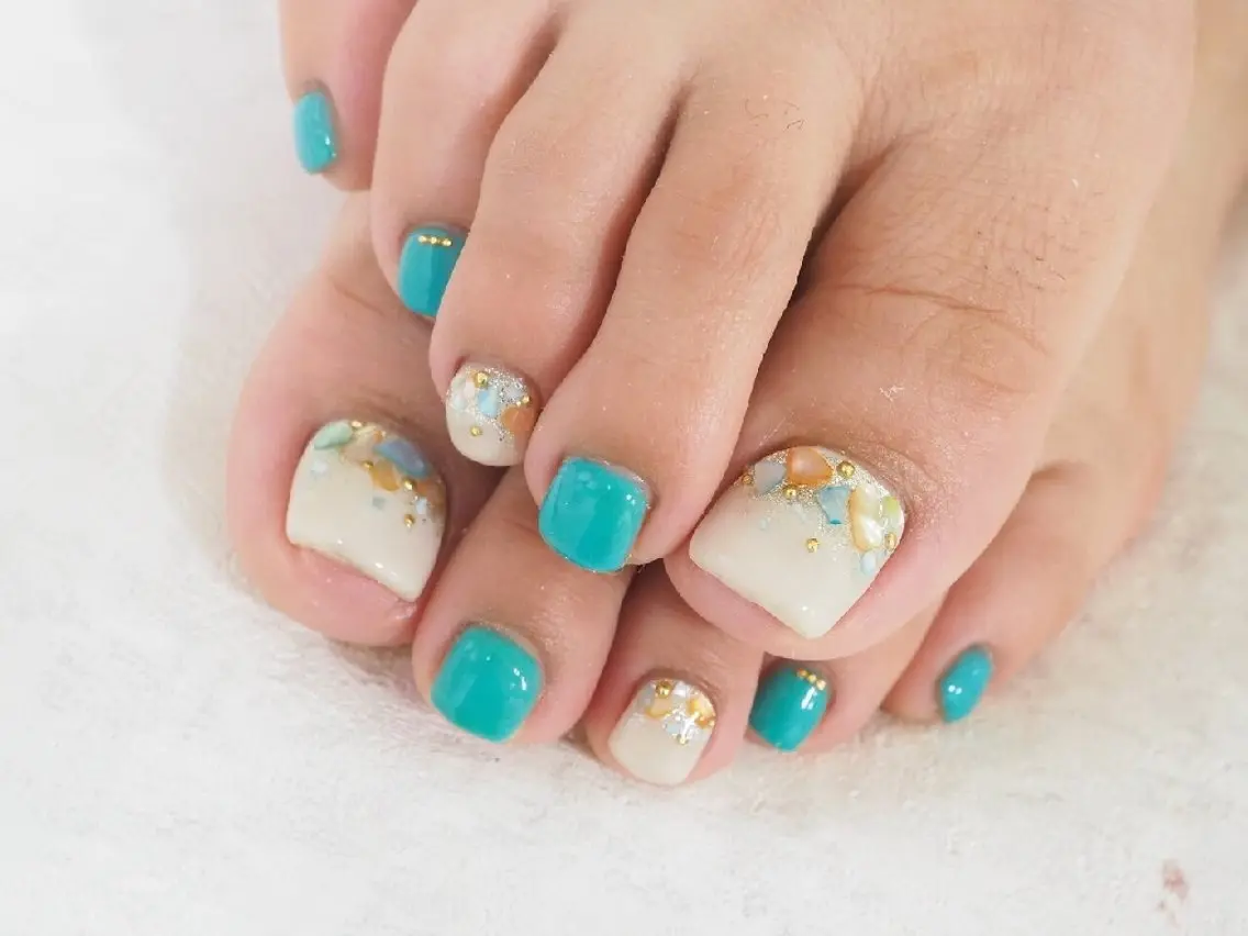 フットネイル　10本アート💅の写真