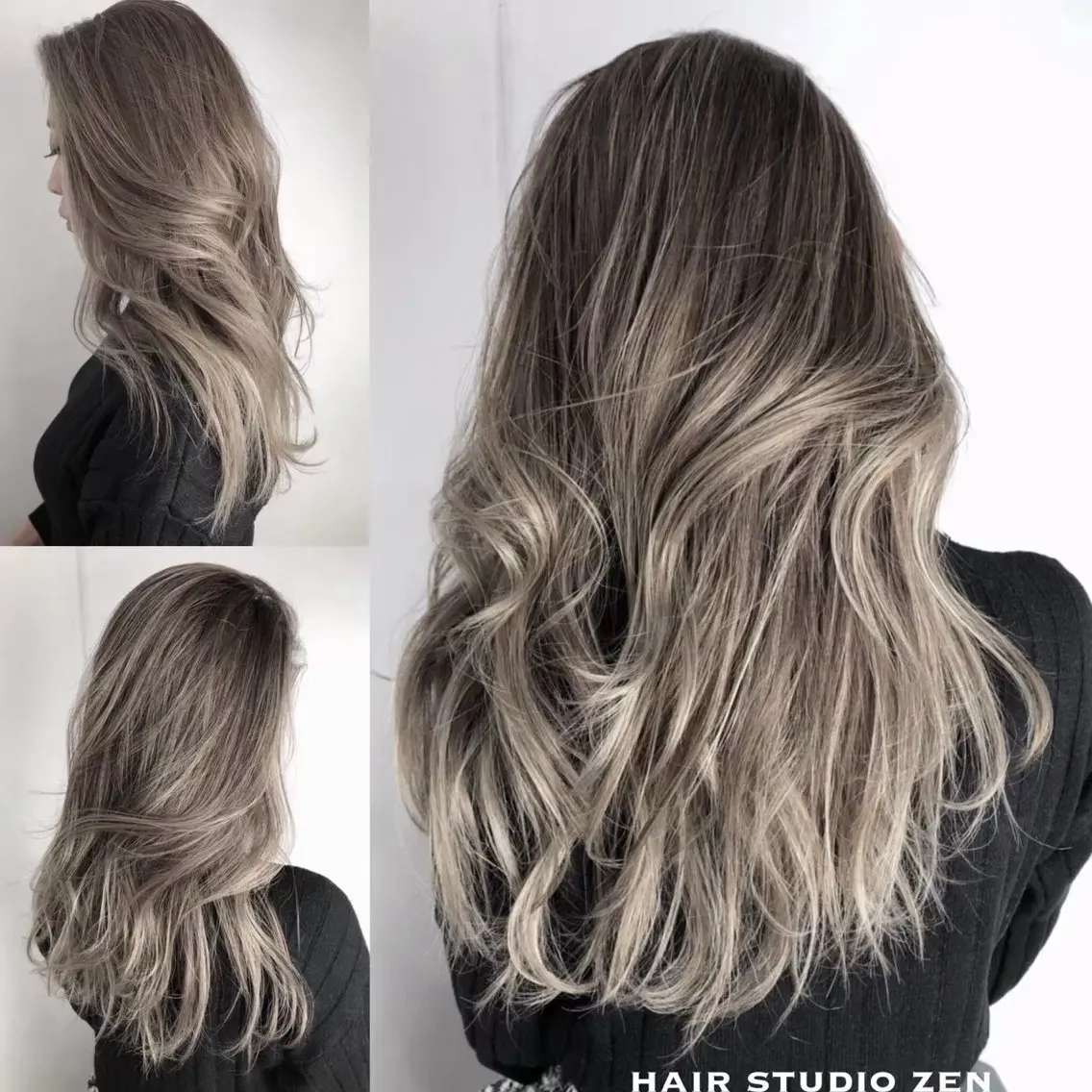 カラー バレイヤージュ Jura／ レイヤーカットのヘアスタイル