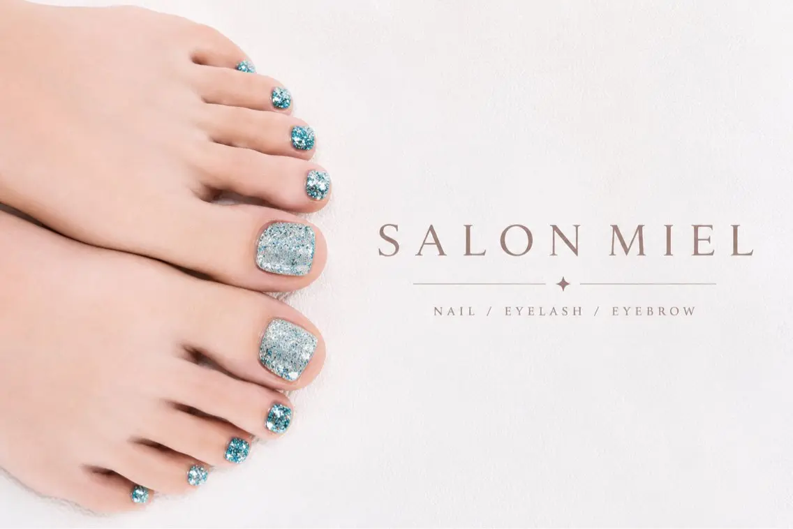 ネイル フットネイル nail salon mielのネイルデザイン