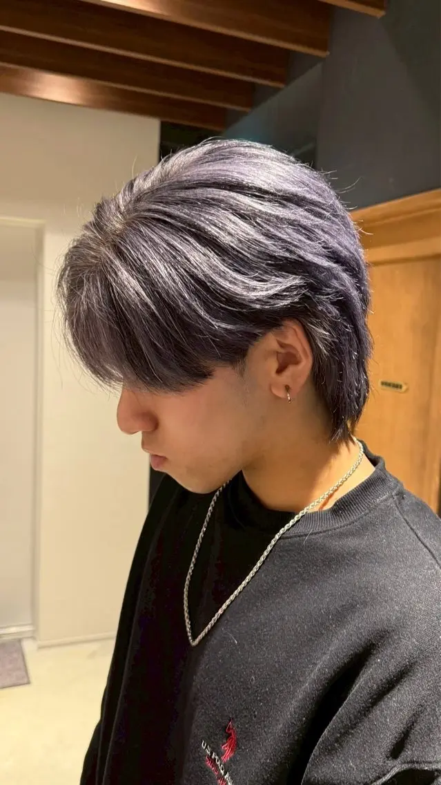 カラー りき カラー縮毛 レディースも可能のヘアスタイル