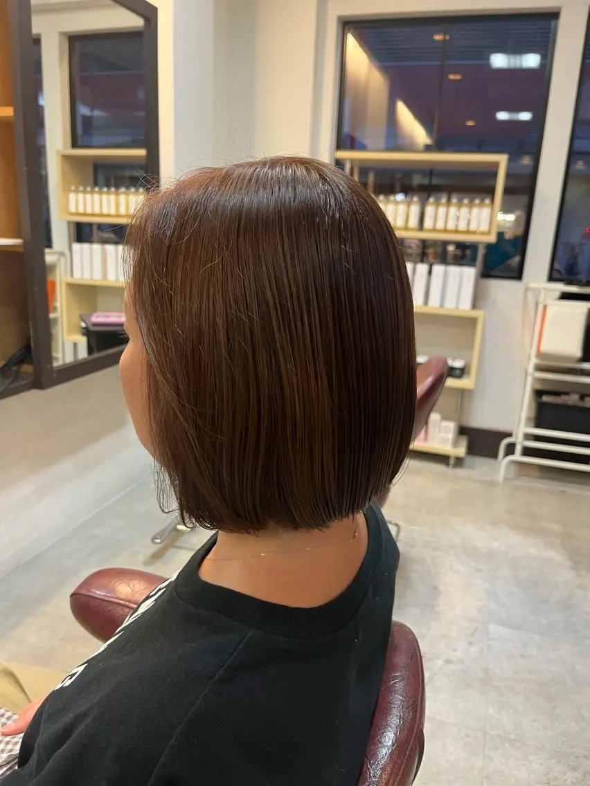 カラー 立道 樹奈のヘアスタイル