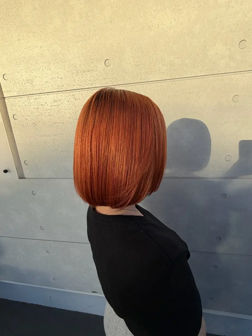 ミディアム ヘアカラー トリートメント 真銅 璃逗のヘアスタイル