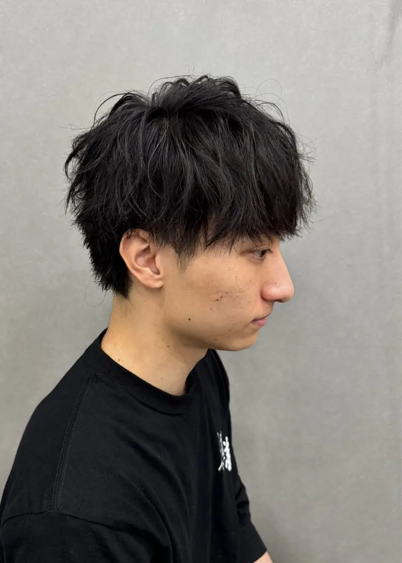 メンズ カット ✨ブリーチ無しWカラ ー・メンズ✨佐藤秀太のヘアスタイル