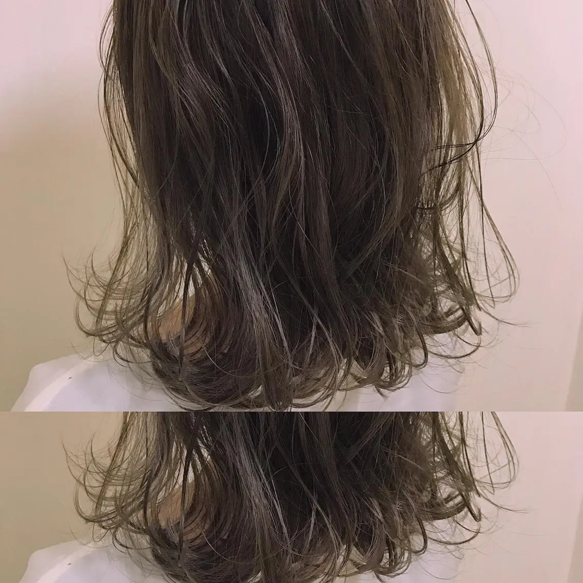 ミディアム カラー パーマ 髪質改善 Daisukiのヘアスタイル