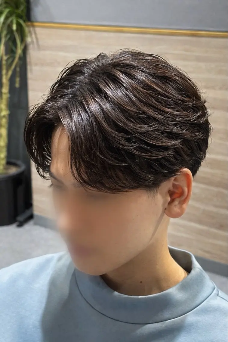 パーマ メンズ 福井メンズカット メンズパーマ野村俊太のヘアスタイル