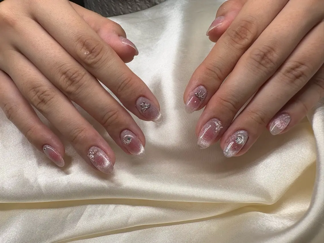 ネイル チークネイル ROSE ANA CHUO 本川越のネイルデザイン