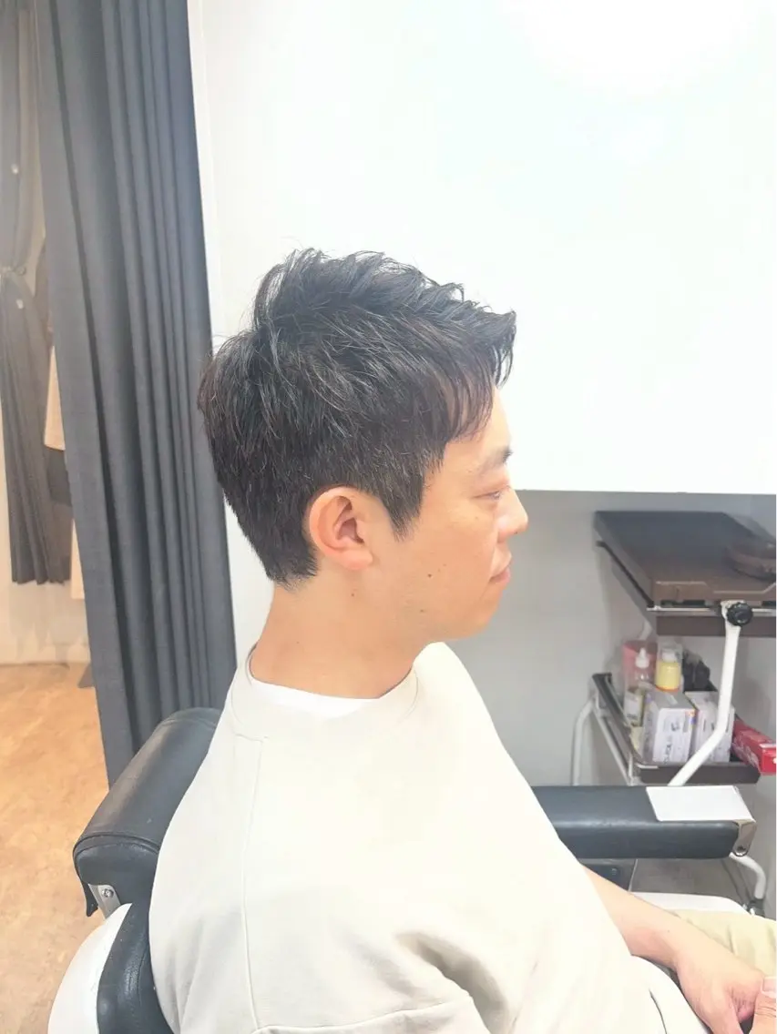 ショート メンズ 佐々木 優人のヘアスタイル