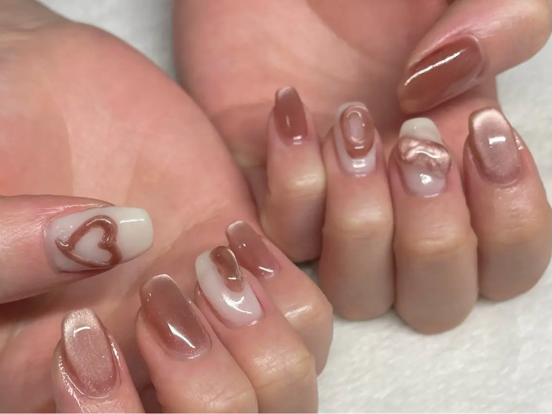 ネイル マグネットネイル riri-nail Rie Endoのネイルデザイン