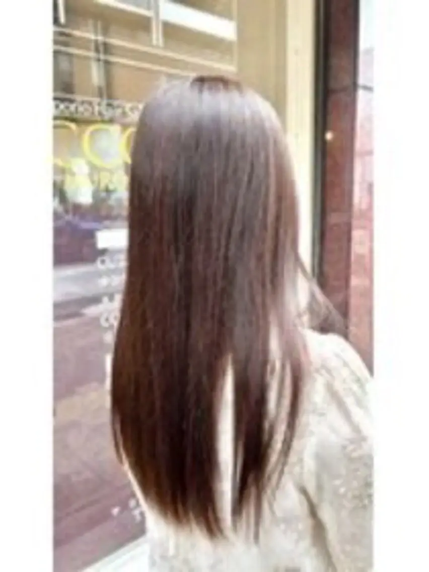 ロング カラー ブラウンカラー NICCOLO西新 TERUのヘアスタイル