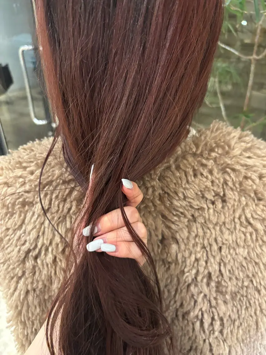 セミロング カラー ヘアカラー NAVY/ Miharuのヘアスタイル