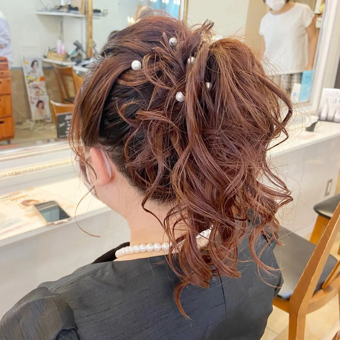 ヘアアレンジ ポニーテール 結婚式・ブライダル 🫧 nanaco🫧のヘアスタイル