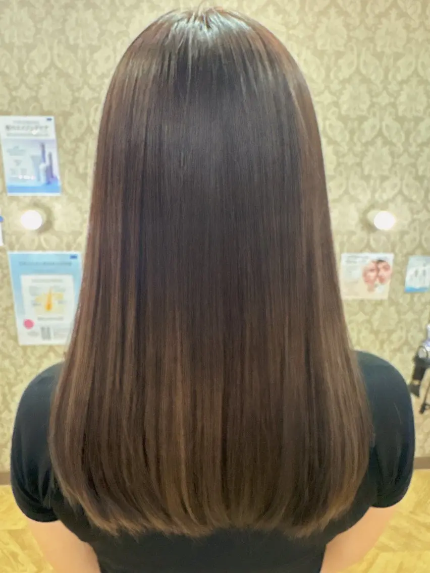 ロング カット トリートメント GLanz 朱蒙のヘアスタイル