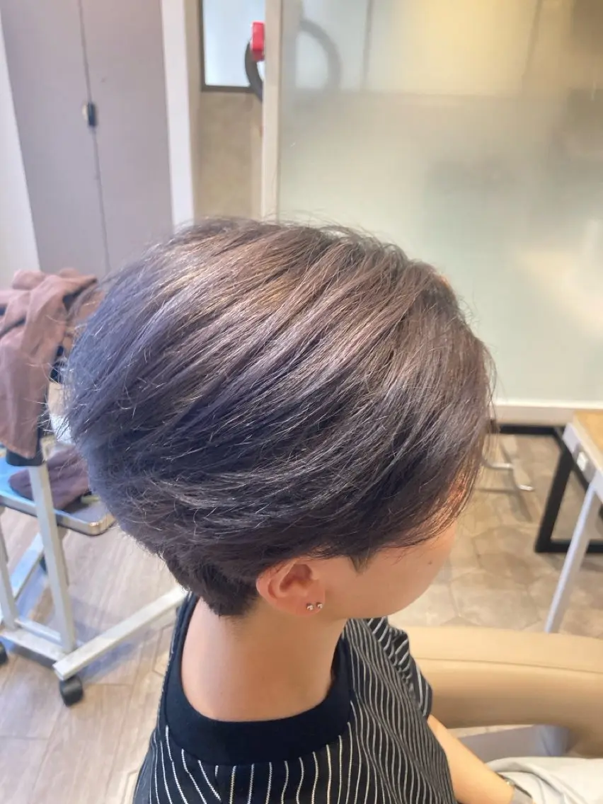 ショート カラー メンズ メンズブリーチ ブリーチ カラー/カット toshikiのヘアスタイル