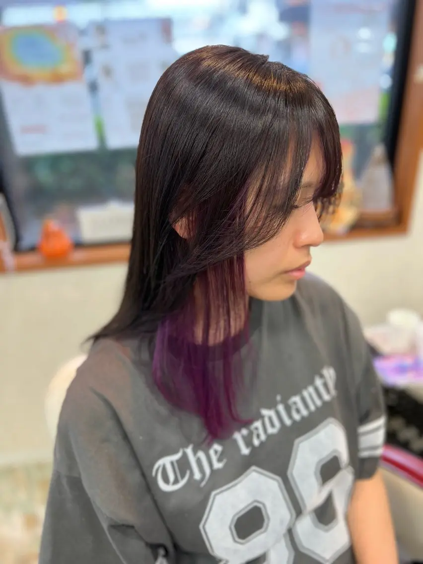 セミロング 鈴木 令子のヘアスタイル