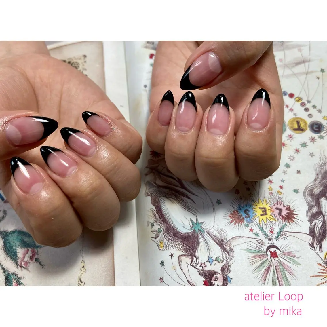 ネイル フレンチネイル atelier Loop♪MIKAのネイルデザイン