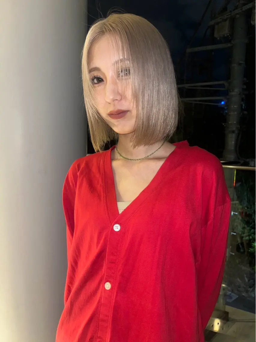 カラー りく　海外ヘアー オシャレのヘアスタイル