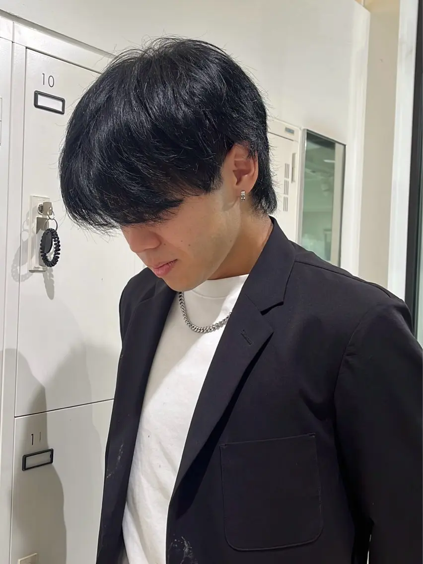ショート カラー 黒髪 カット ヘアカラー トリートメント ヘッドスパ 【赤み消し透明感・ 育てる赤】リノ🪐のヘアスタイル