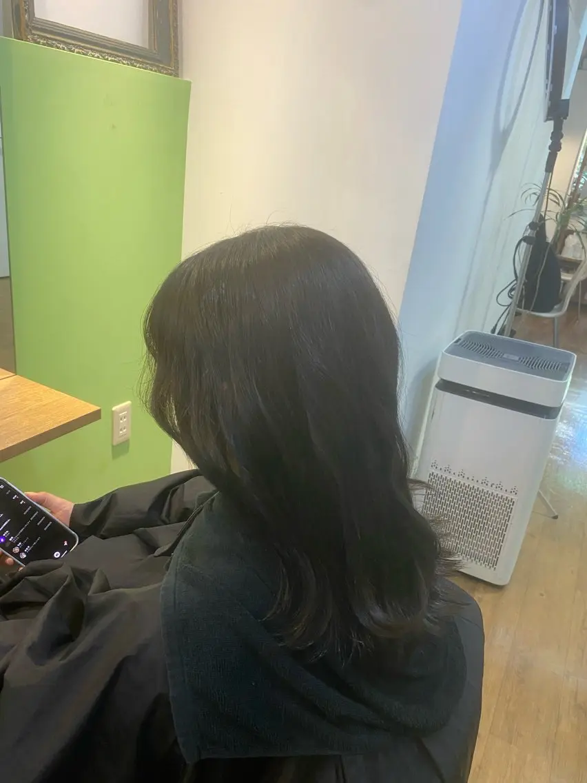 セミロング カラー ヘアアレンジ グレージュ 20代〜40代 大塚🌱松原大将のヘアスタイル