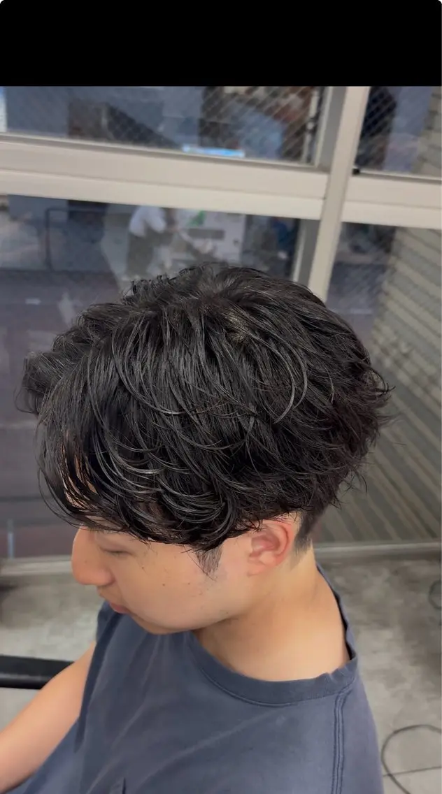 パーマ メンズ カット パーマ メンズ特化🌊/似合 わせカット🌊/奏音のヘアスタイル