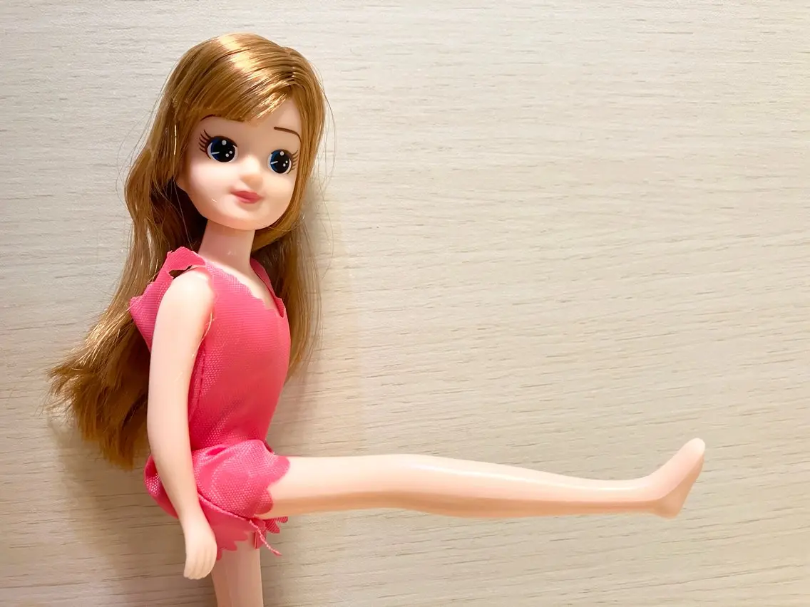 女の子あし脱毛の写真