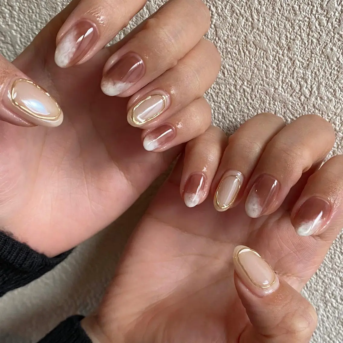 ネイル ブラウン lcoco nailのネイルデザイン