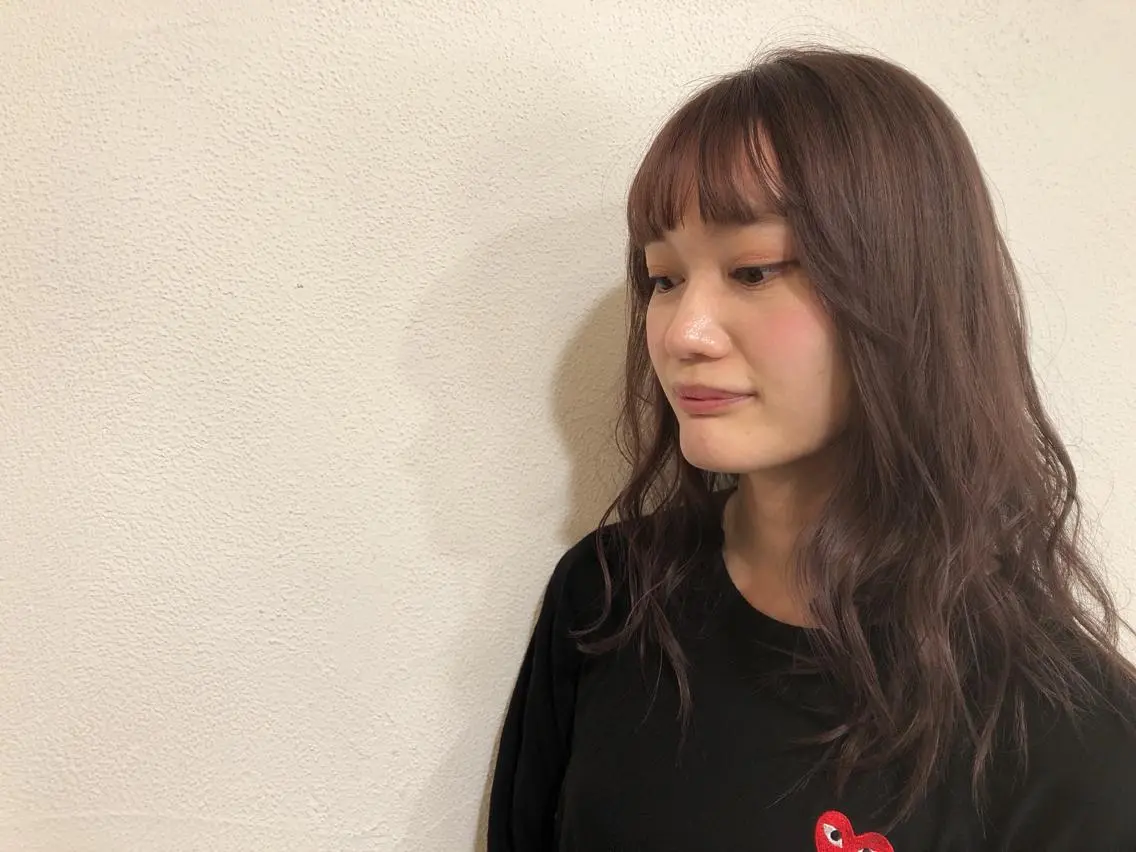 カラー ベージュカラー ブリーチ ケアブリーチ ハイトーンカラー ピンクカラー パ ルのヘアスタイル