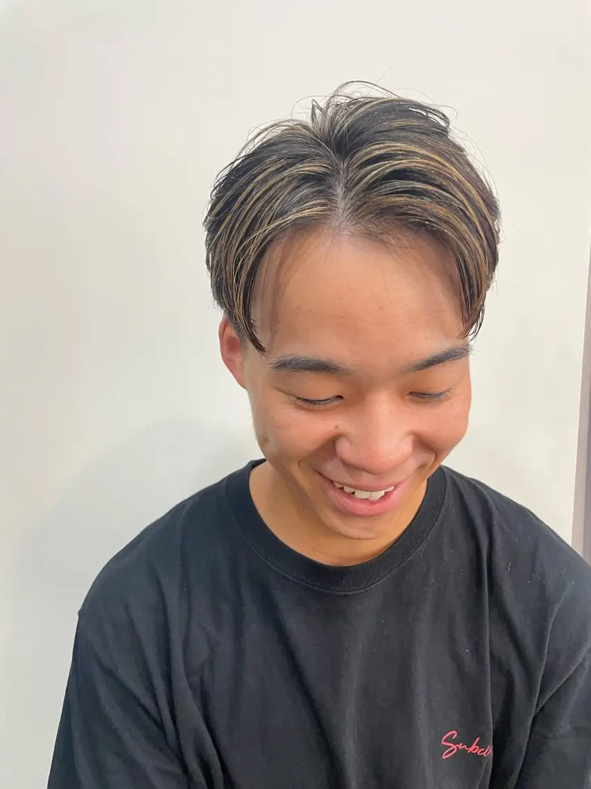 ショート カラー メンズ カット ヘアカラー トリートメント ヘアセット メンズ特化🟡個室 口コミ高評価🟡三澤のヘアスタイル