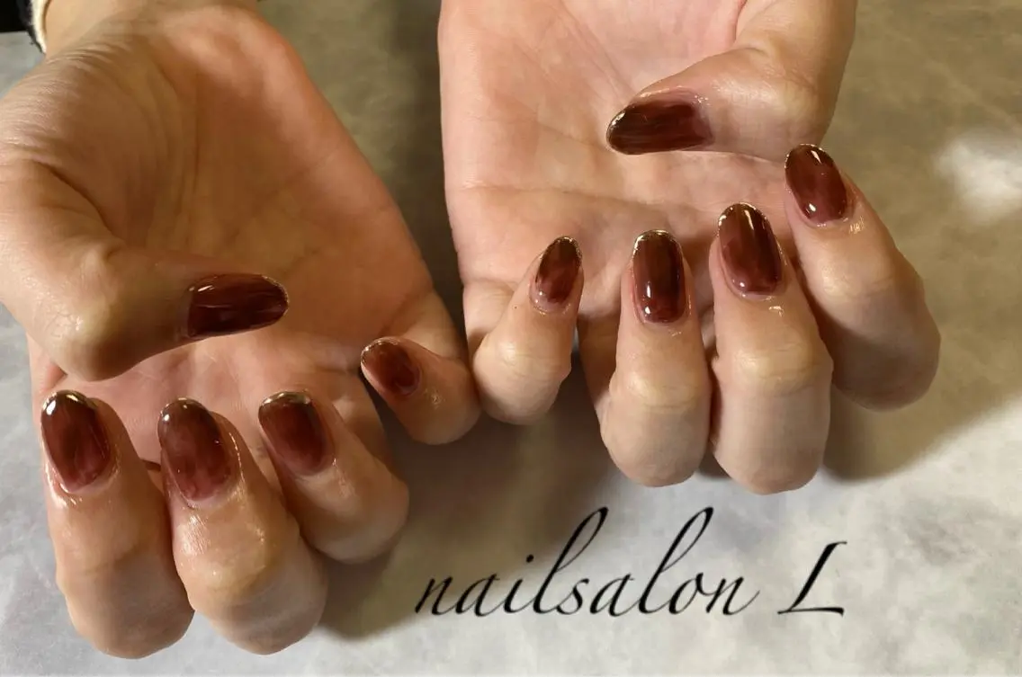ネイル 大理石ネイル(マーブル) NAILSALON Ｌのネイルデザイン